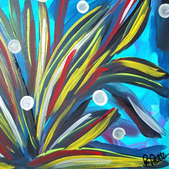 Original Painting By Rachael Potter Abstract Untitled - Picture 1 of 4